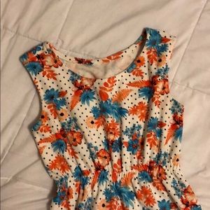 Handmade Cute Summer floral dress.
